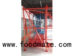 PAINTED BRACE OR DIAGONAL OF RINGLOCK SYSTEM SCAFFOLDING