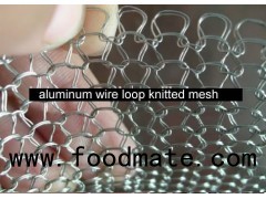 aluminum wire loop knitted mesh