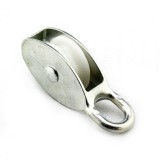 Eye Fixed Nylon Pulley Zinc Alloy Die Cast