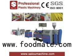 HDPE Prestressed Flat Plastic Corrugated Pipe Production Extrusion Line Making Machine