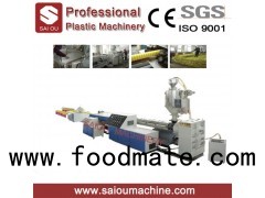 PP PE HDPE PVC Plastic Single Wall Corrugated Pipe Production Extrusion Line Making Machine