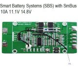 Li-ion 3S 11.1V 10A (12.6V) Smart Battery PCM BMS With SMBUS （BQ Chip)