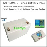 Deep Cycle LiFePO4 12V 100Ah Battery Packs For Marine ,boat And Solar Led Lighting