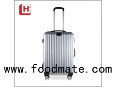 OEM Carbon Size Trolley Luggage Bag Spinner 20 Inch With Resettable Code Lock