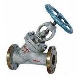 Y-type Cast Steel / Stainless Steel Flange Globe Valve