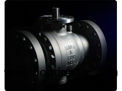 Stainless Steel Metal Seal Reduced Port Gear Operated Trunnion Mounted Ball Valve