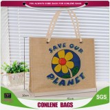 Personalized New Design Customized Size Full Color Printing Jute Bag Manufacturer