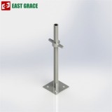 Scaffold Galvanized Hollow Steel Base Adjustable Screw Jacks Plates