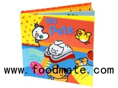 Customized Full Color Cardboard Book Printing Services For Babies