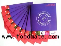 Two Staples Saddle Stitch Stapled Book And Booklet Printing With Custom Size
