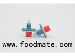 Optical Adapter LC/UPC-FC/UPC, Simplex, With Flange, Zirconia Sleeve Type