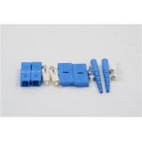 FOC Fiber Optic Connector, SC/UPC Single Mode, Duplex,Blue Housing & Boot,2.0/3.0/0.9MM