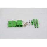 FOC Fiber Optic Connector, SC/APC Single Mode, Duplex,Green Housing & Boot,2.0/3.0/0.9MM