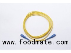 Fiber Patch Cord/Jumper, SC To SC Simplex, Single Mode, Yellow Cable For Data Center