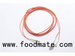 Fiber Patch Cord/Jumper, LC To LC Simplex Multimode, Orange Cable For Data Center