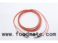 Fiber Patch Cord/Jumper, FC To FC Simplex Multimode, Orange Cable For Data Center
