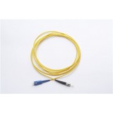 Fiber Patch Cord/Jumper, SC To ST Simplex, Single Mode/Multimode, Yellow Cable For Data Center