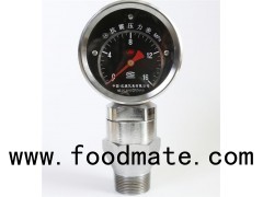 ( YK-100)100mm Vibration-resistant Slurry Pressure Gauge R2,2'' NPT,M40*2 ±1.6/2.5% Accura