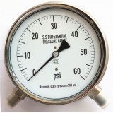 (CYW-150) 150mm Stainless Steel Differential Pressure Gauge M20*1.5,G1/2'',1/2''