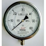 (YTN-150、YTN-150ZT、YTN-150B)150mm Lower/Back Mount Vibration-resistant Manometer M20*1.5,G1/2'&