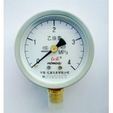 60mm Lower/Back Mount Steel Case Acetylene Pressure Gauge 1/4'' NPT,G1/4'',ZG1/4