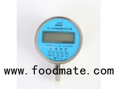 (YS-100B)100mm LCD Display Lower/Back Mount Stainless Steel Digital Pressure Gauge With Two Units ZG