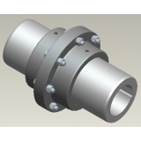 Industrial Transmission CNC Precision Curved Tooth Coupling With High Cost-effective