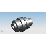 CNC Machining High Cost-effective GICL Wide Type Drum Gear Coupling With ISO Certification