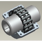 Professional Design Torque Transmission Roller Chain Coupling With Case High Cost-effective