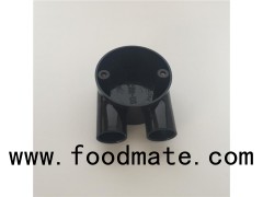 20mm Two Way Tube Pipe Joint U Round PVC Branch Junction Box