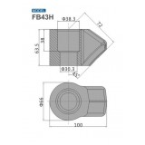 Betek Mining And Tunnelling Holder Step Shank Holder Welding Holder B43H