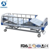 Used Emergency Hospital Sick Manual Bed With 3 Crank