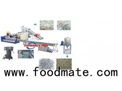 PE Waste Plastic Film & PP Woven Bag Doubel Stage Water Cooling Pelletizing Extrusion Line