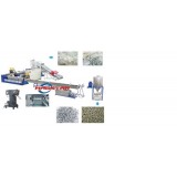 PE Waste Plastic Film & PP Woven Bag Doubel Stage Water Cooling Pelletizing Extrusion Line