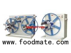 Automatic Double Disk Plastic Soft Hose Pipe Winding Coiler Machine