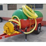 Light Duty Mobile Small Water Plastic Tank Trailer On Wheels With Water Pump And Water Hose