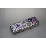 Metal Cigarette Box With Hinged Lid