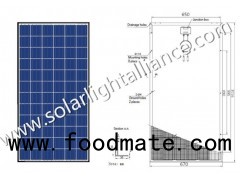High Quality A Grade Poly Photovoltaic Solar Panel 18V 100W