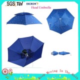 Diy Small Size Metal Ribs Light Weight Clear Hard Hat Shape Umbrella For Sun
