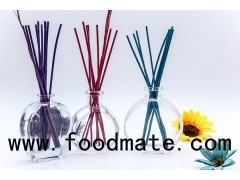 Wholesale Low Price Oblate Reeds Fragrance Aroma Bottle In Clear Glass