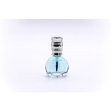 12ml Mirror Shaped Clear Glass Nail Polish Bottle With Brush And White Cap