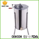 High Quality Economy Stainless Steel Manual Large 2 Frame Honey Extractor Hand Crank Extractor With