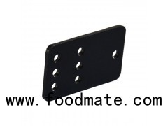 CNC Machining Black Anodized Idler Pulley Plate For V-slot Rail