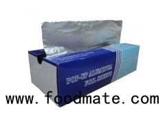 Heavy Duty Aluminium Foil Pop Up Foil Sheets For Food Packaging With Color Box