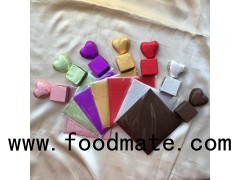 Square Sheet Rose Chocolate Packaging Foils Food Grade Paper In 9x9(3.5x3.5 In)