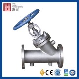 API Standard Cast Steel Flange Handwheel Straight-through Globe Valve