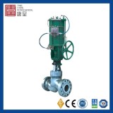 A105 Forged Steel NPT Pneumatic Straight Type Globe Valve