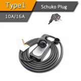 Type1 10A/16A Adjustable Portable EV Charging Box Schuko Plug Home Charging Station For Nissan Leaf