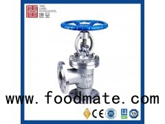 Angle Pattern Cast Steel Bolted Bonnet Flange Handwheel Operated Globe Valve