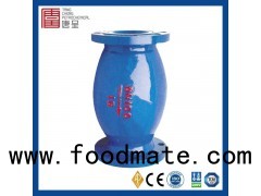 DIN Standard Vertical Installation Raised Flange Ductile Iron Ball Check Valve